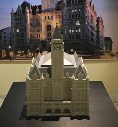 Architectural model built using UnionTech SL equipment